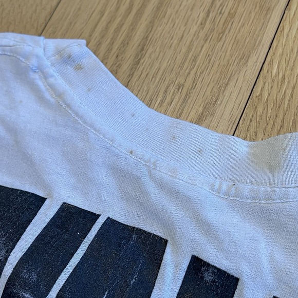 Vtg 80s AEROSMITH PERMANENT VACATION TOUR T-SHIRT Walk This Way MEN SZ One Size - Picture 12 of 13